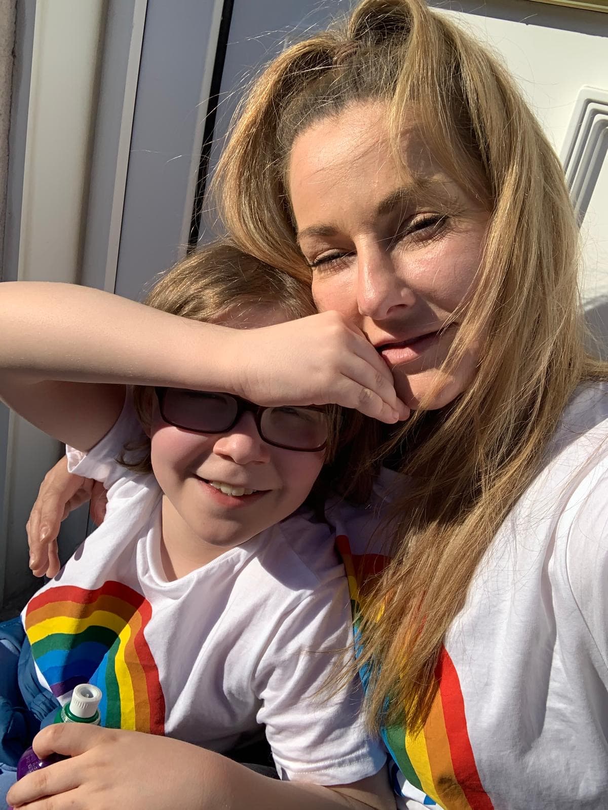 Cool Cuddle founder with her son — the inspiration behind Cool Cuddle